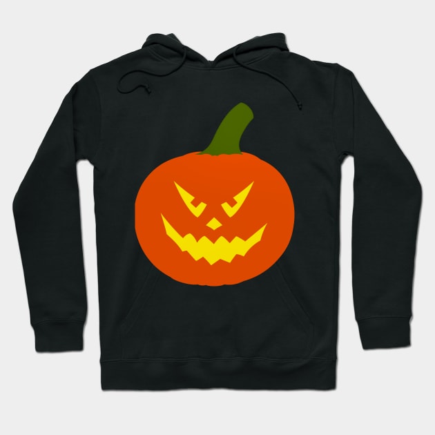 Halloween Evil Wicked Scary Pumpkin Face Hoodie by koolteas